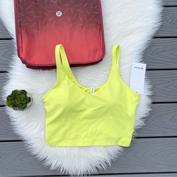 lululemon athletica Tops - Lululemon Neon Align Cropped Tank